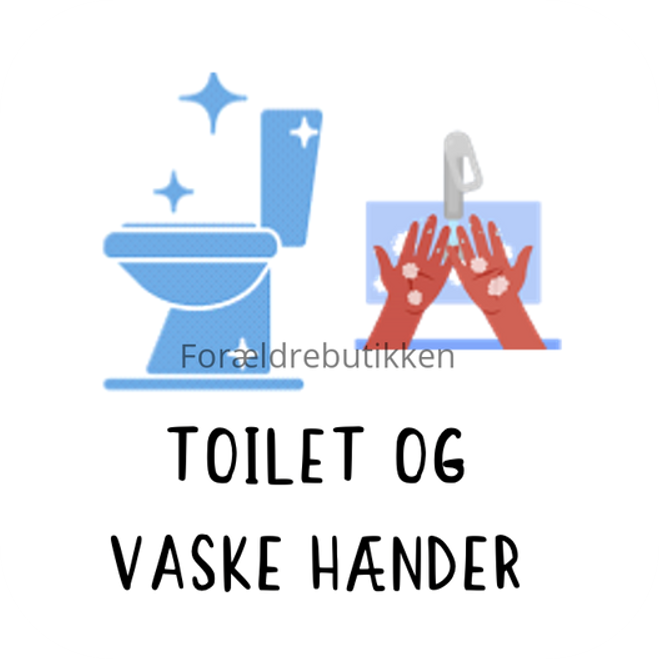 piktogrambrik - toilet og vaske hænder