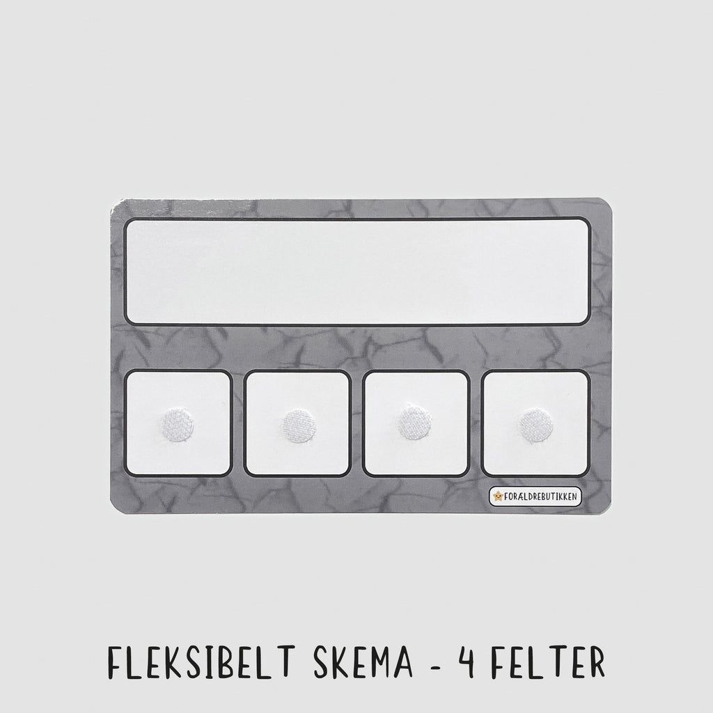 Pakketilbud - Pålæg Glimmer Guld / Skema 4 Felter Pædagogisk Legetøj