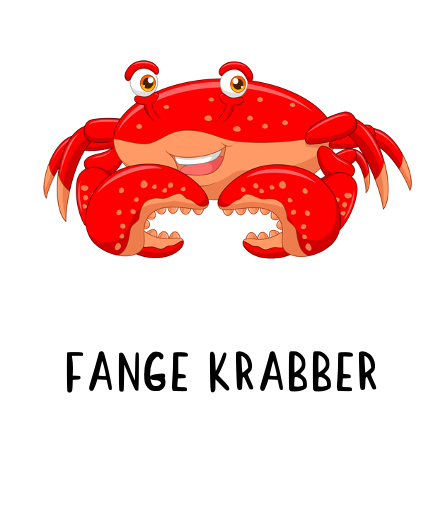 Piktogram Brik - Fange Krabber Pædagogisk Legetøj