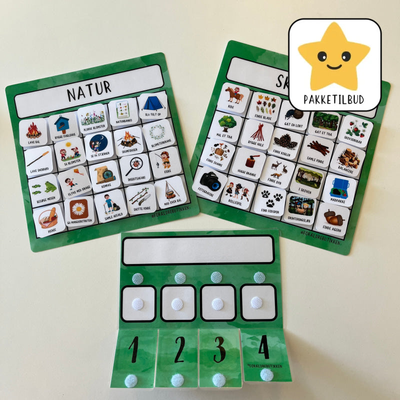 Pakketilbud - Natur Og Skov Aktiviteter Pædagogisk Legetøj