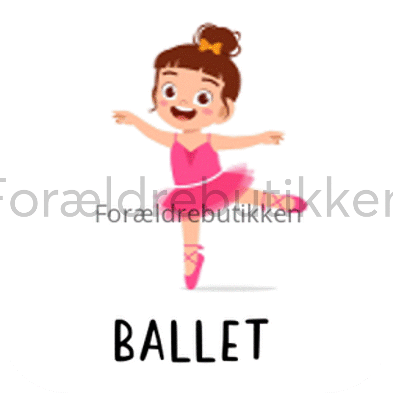 piktogrambrik - pige der danser ballet