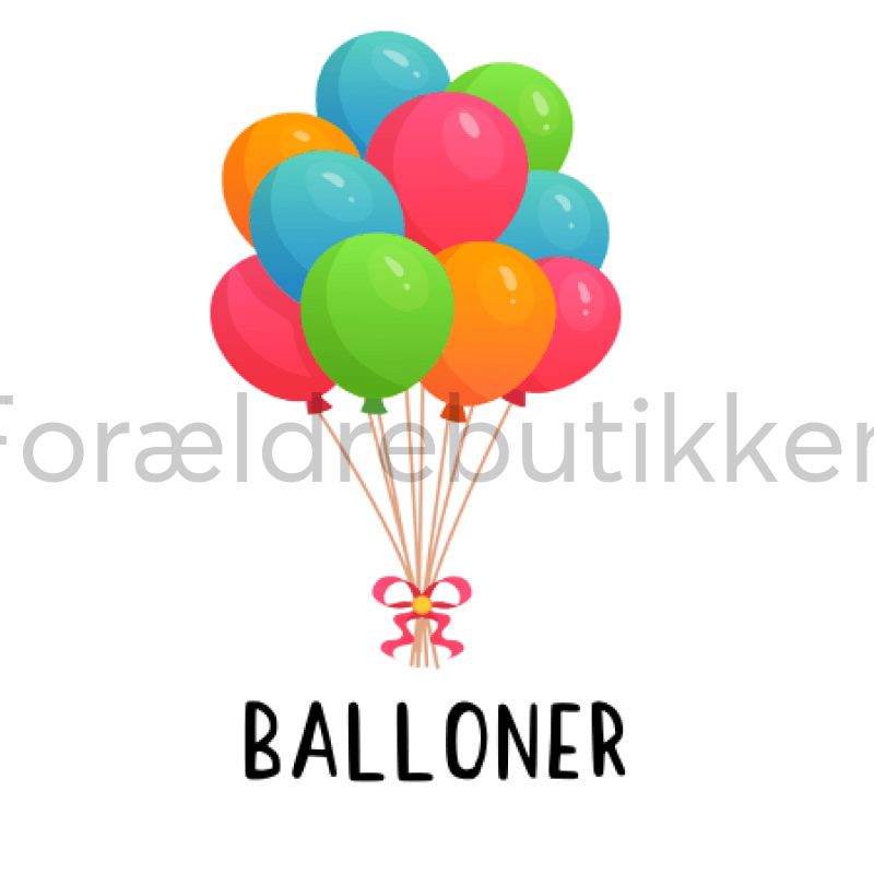 Piktogram Brik - Balloner Pædagogisk Legetøj