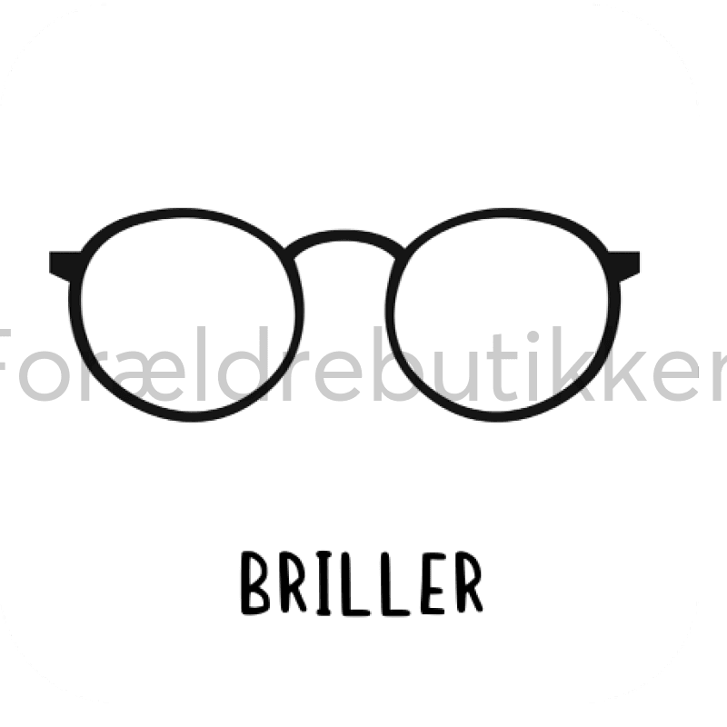 Piktogram Brik - Briller #2 Pædagogisk Legetøj