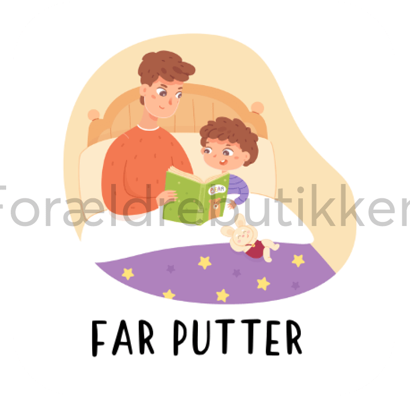 Piktogram Brik - Far Putter Dreng Pædagogisk Legetøj
