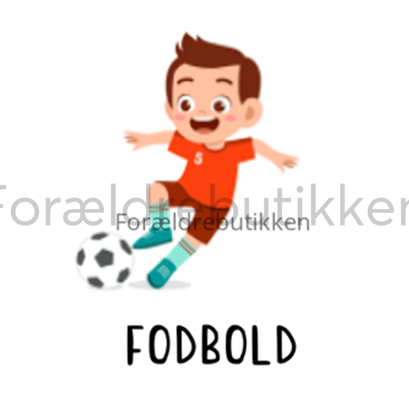 Piktogram Brik - Fodbold (Dreng) Pædagogisk Legetøj