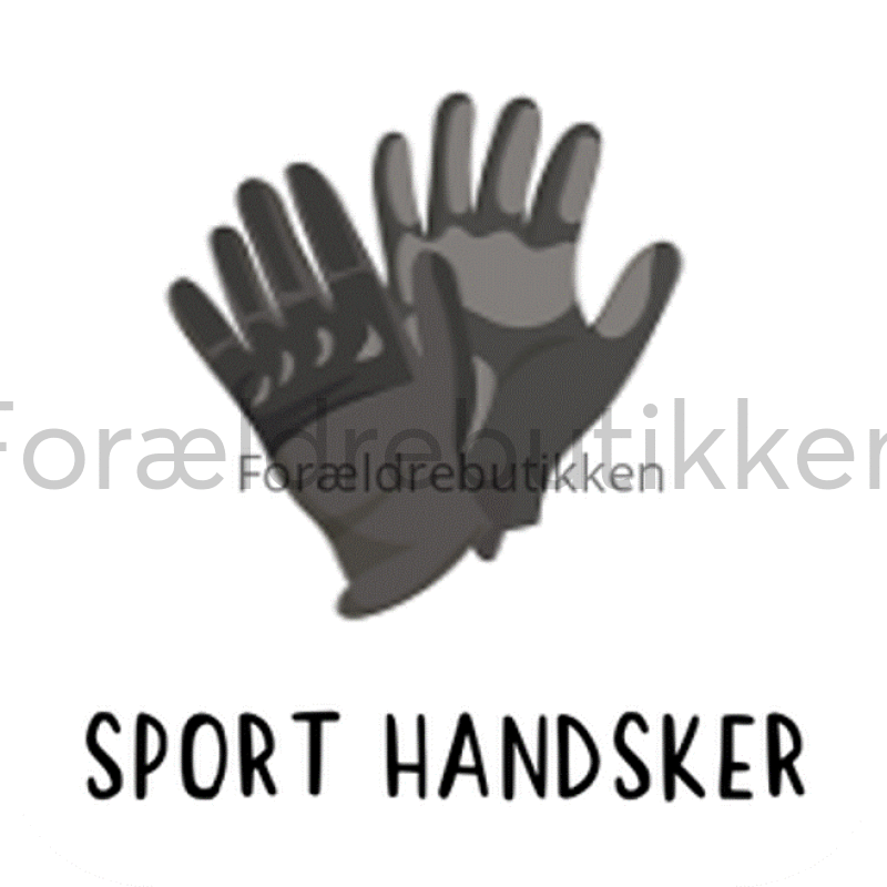piktogrambrik - sorte sport handsker