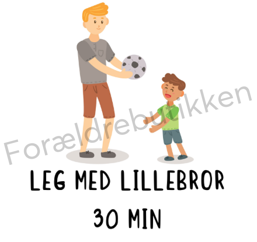 Piktogram Brik - Leg Med Lillebror 30 Min Pædagogisk Legetøj