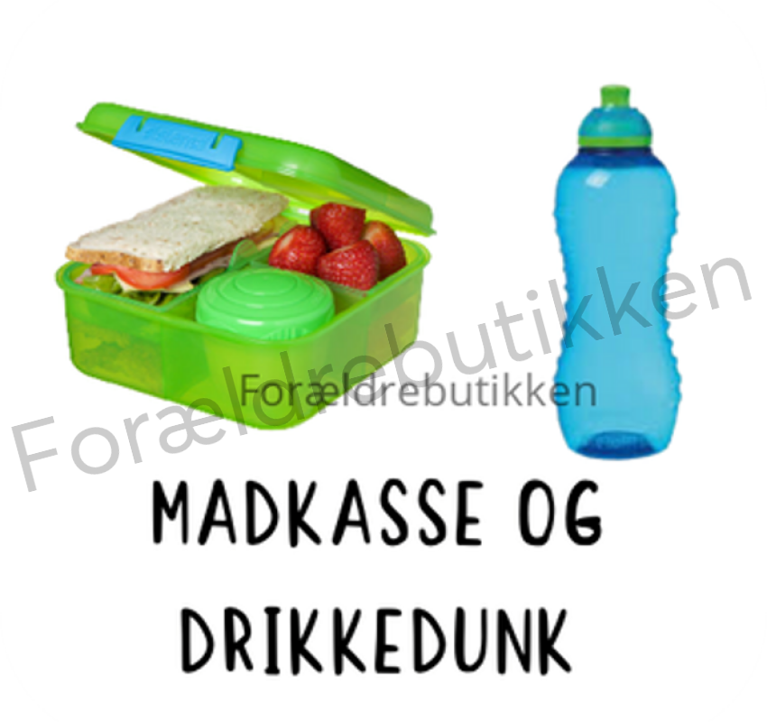 Piktogram Brik - Madpakke + Drikkedunk Pædagogisk Legetøj