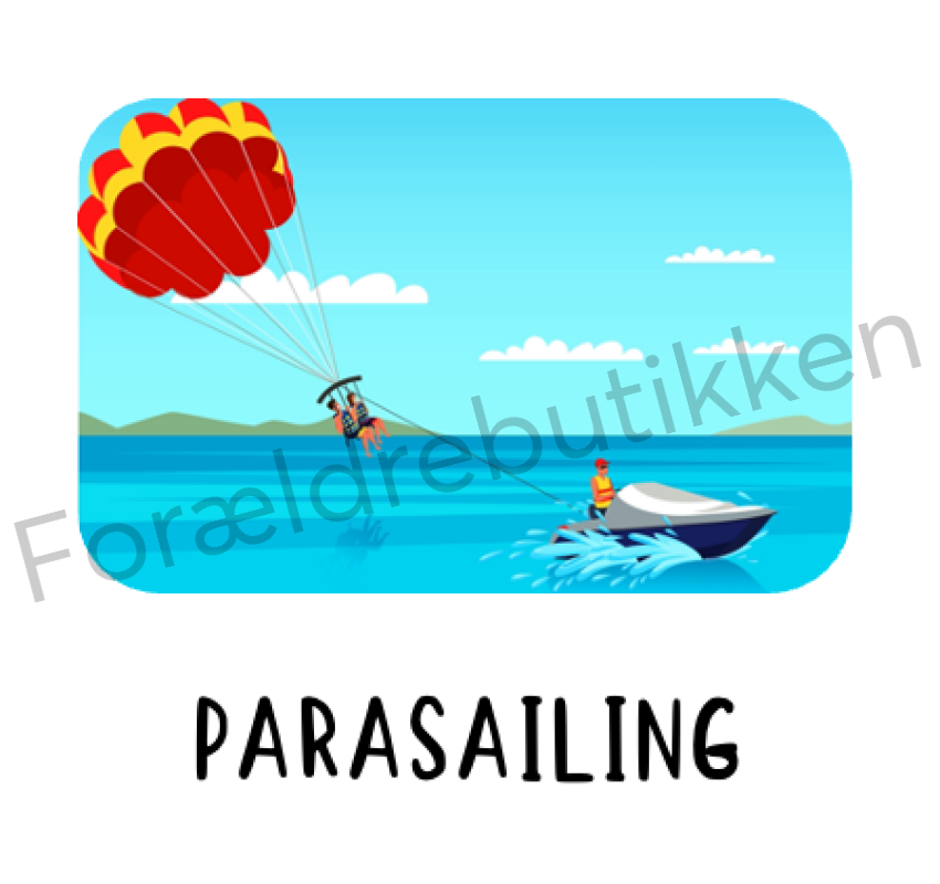 Piktogram Brik - Parasailing Pædagogisk Legetøj