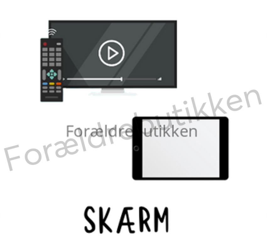 piktogrambrik - tablet og skærm