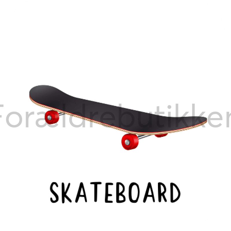 Piktogram Brik - Skateboard Pædagogisk Legetøj