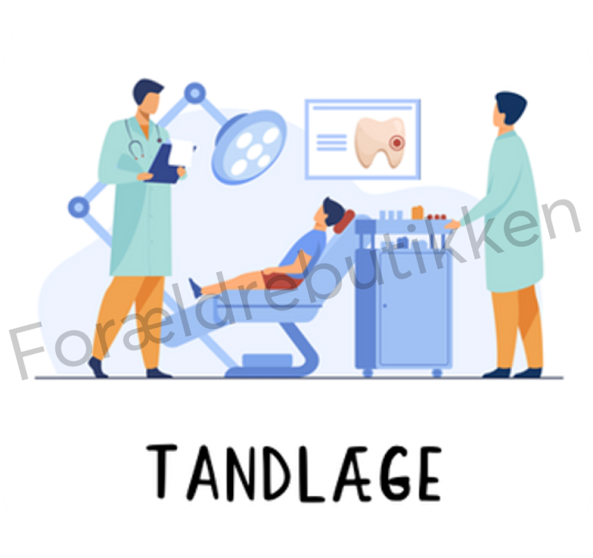 Piktogram Brik - Tandlæge Pædagogisk Legetøj