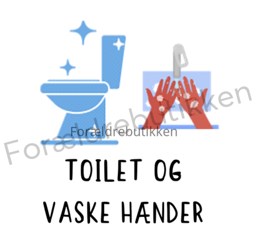 piktogrambrik - toilet og vaske hænder