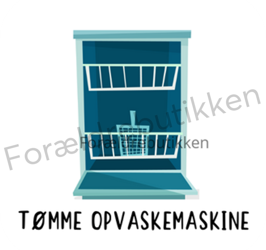 piktogrambrik - toemme opvaskemaskine