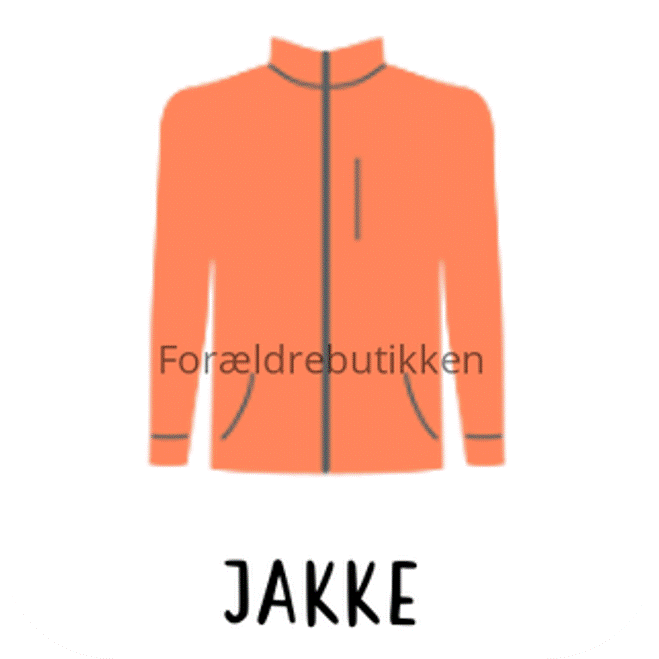 piktogrambrik - orange jakke