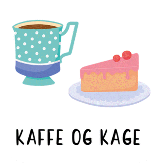 piktogrambrik - kaffe og kage