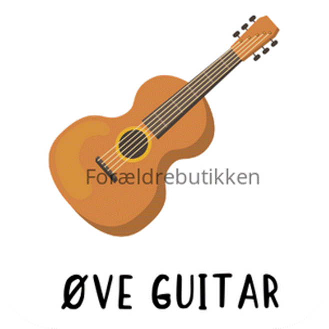 piktogrambrik - brun guitar