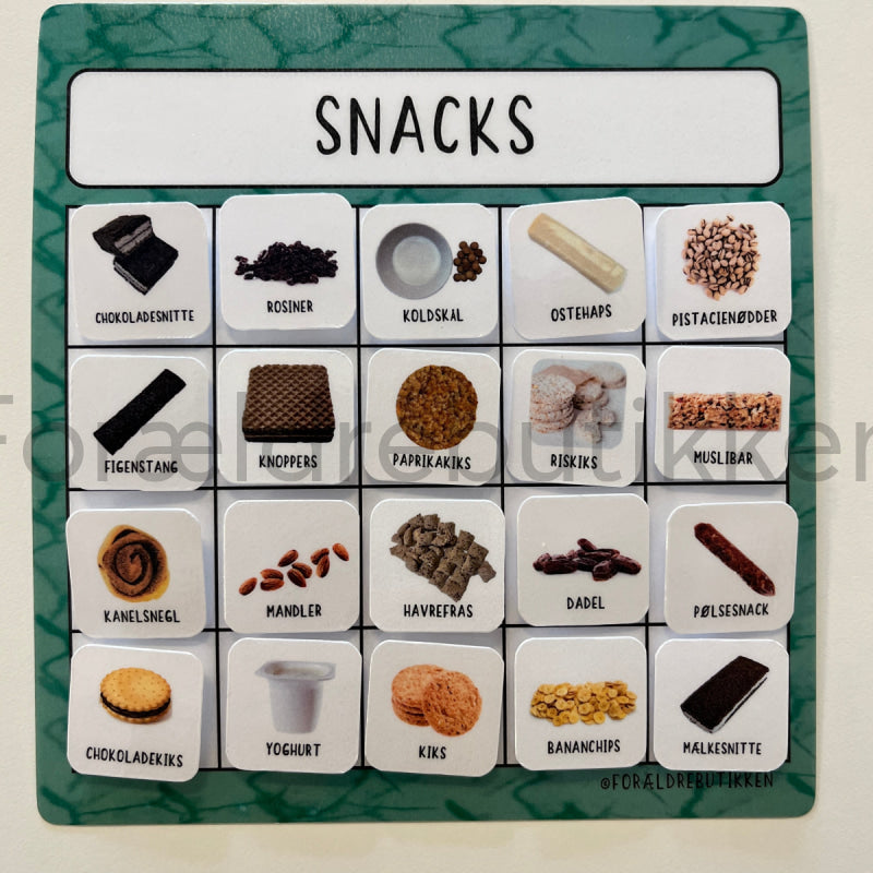 Piktogramsæt - 20 Snacks Pædagogisk Legetøj