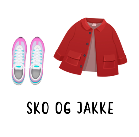 Piktogram - Sko Og Jakke Pædagogisk Legetøj